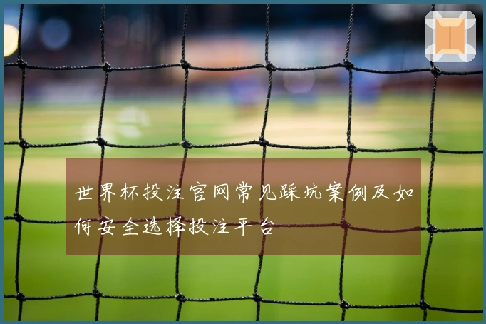 世界杯投注官网常见踩坑案例及如何安全选择投注平台
