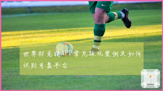 世界杯竞猜APP常见踩坑案例及如何识别可靠平台